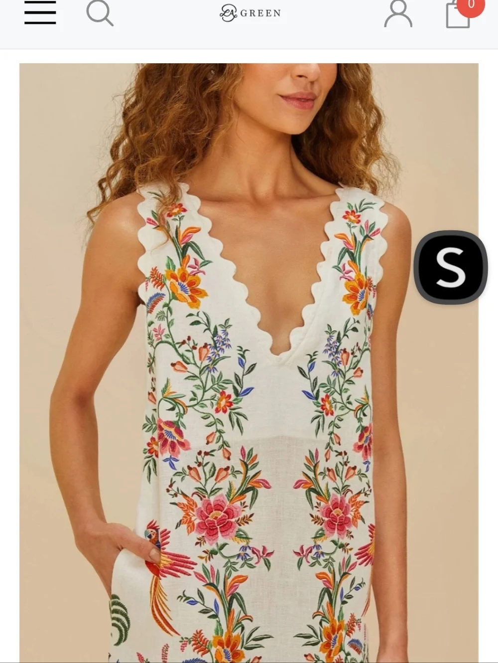 Farm Rio Delicate Forest Maxidress - Picture 2 of 4